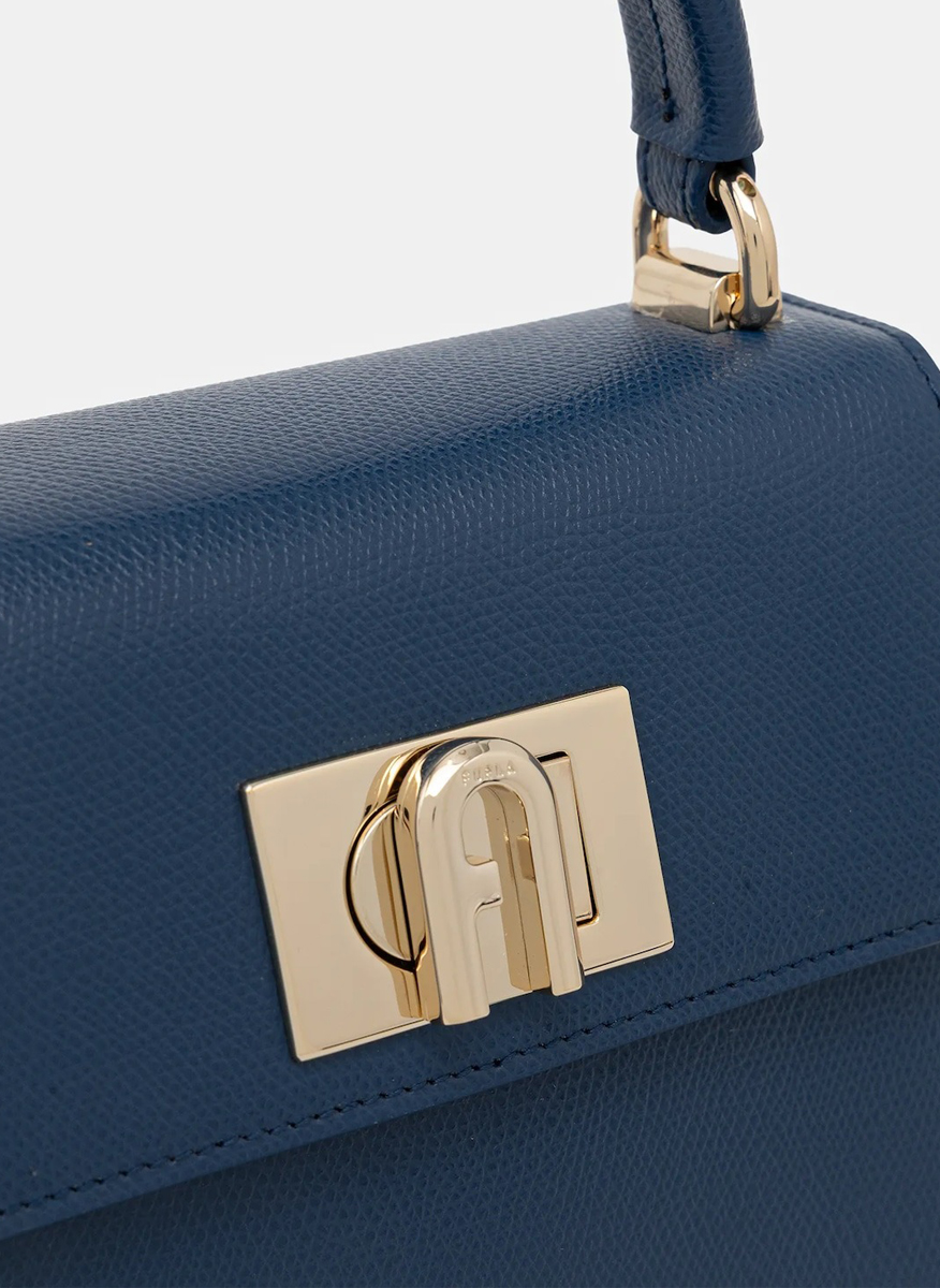 Мини Crossbody чанта Furla 1927 Indigo