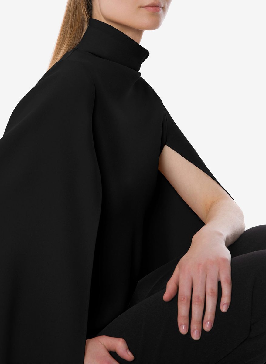 Alberta Ferretti 'Cape' blouse