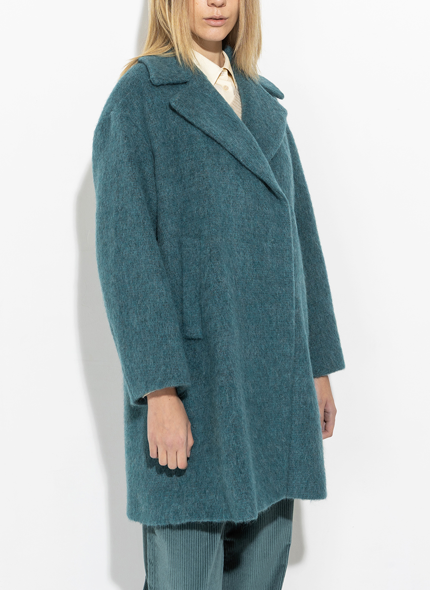 Вълнено палто с мохер и алпака Weekend Max Mara Rada