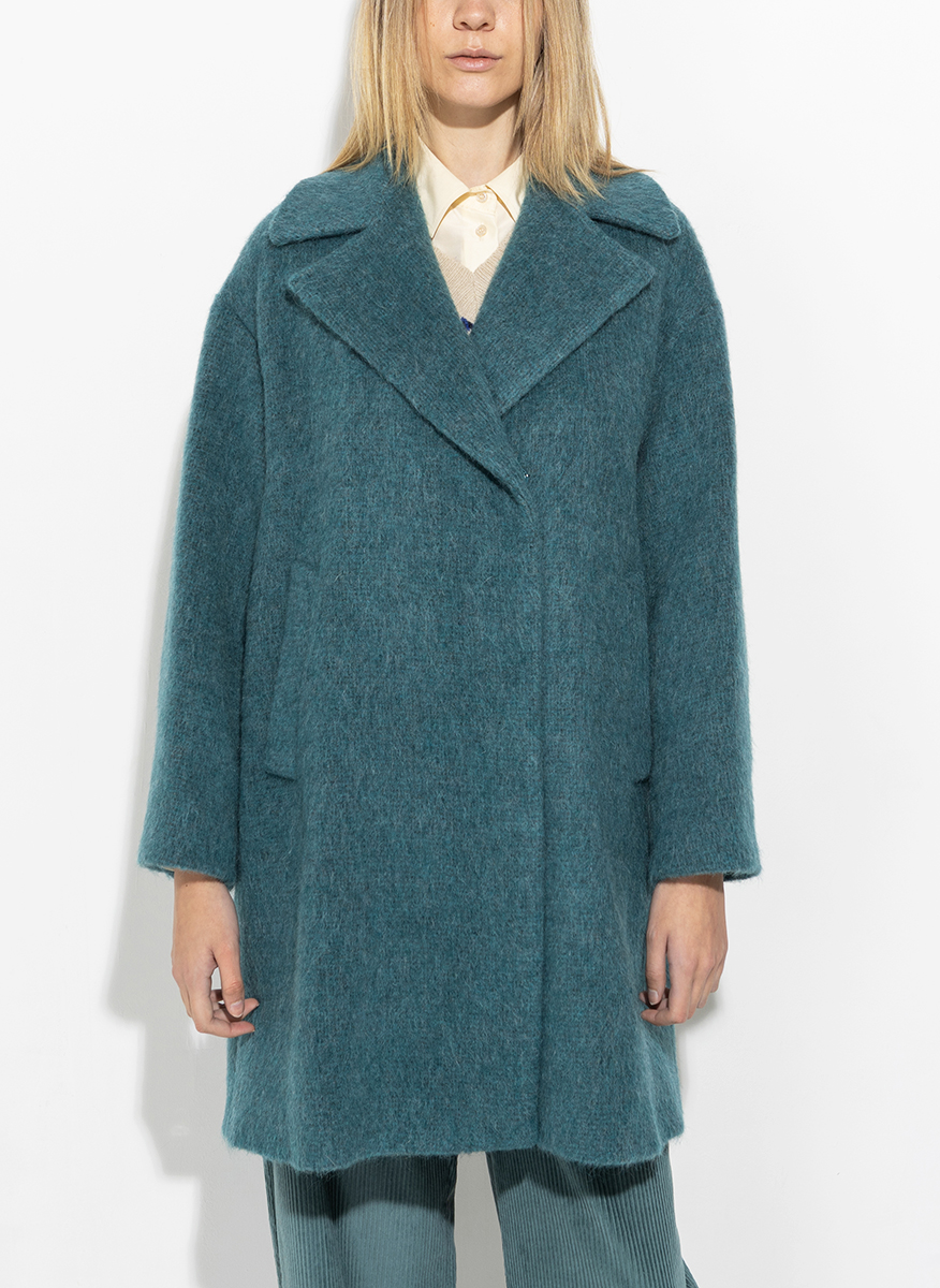 Вълнено палто с мохер и алпака Weekend Max Mara Rada