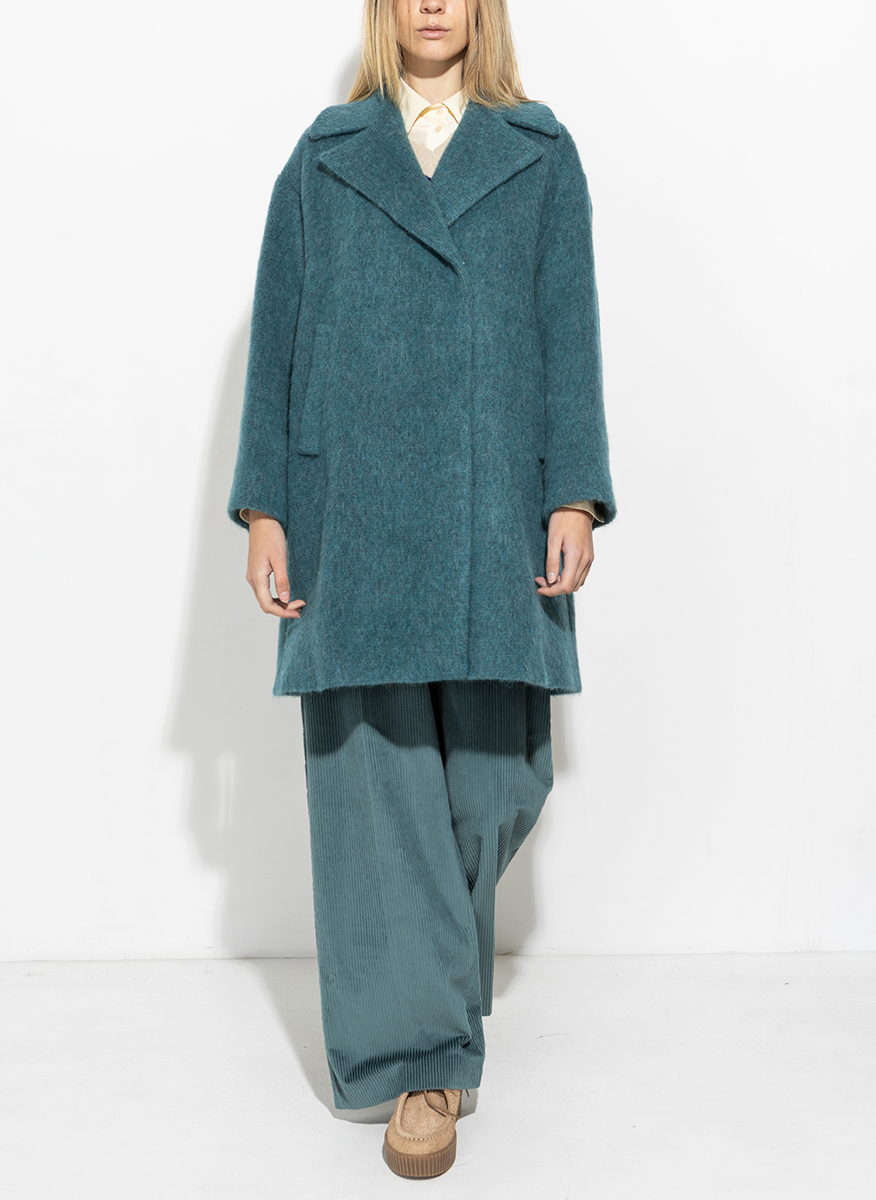 Вълнено палто с мохер и алпака Weekend Max Mara Rada
