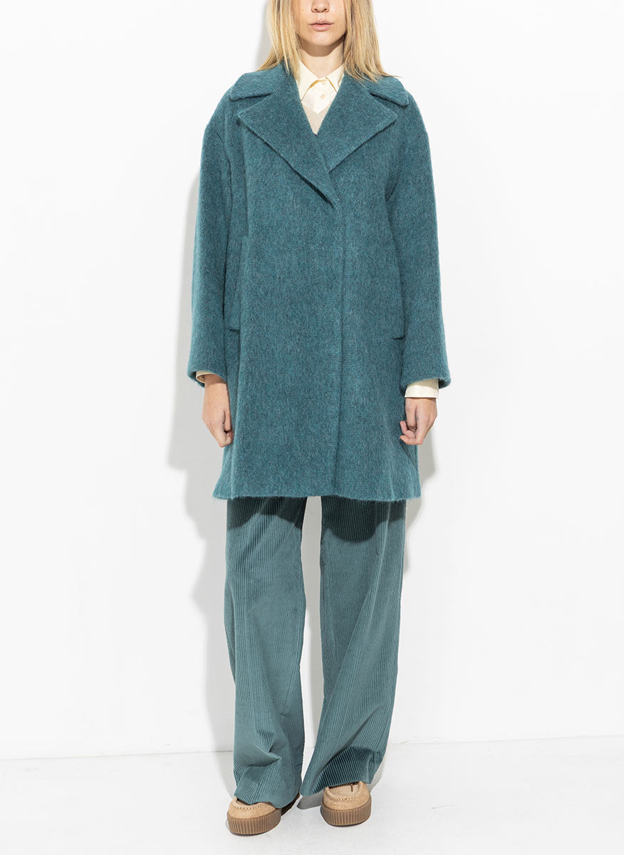 Вълнено палто с мохер и алпака Weekend Max Mara Rada