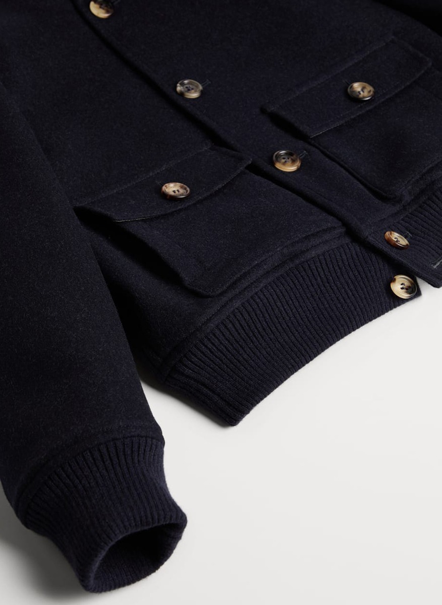 Бомбър яке от вълна Brunello Cucinelli Kids 6