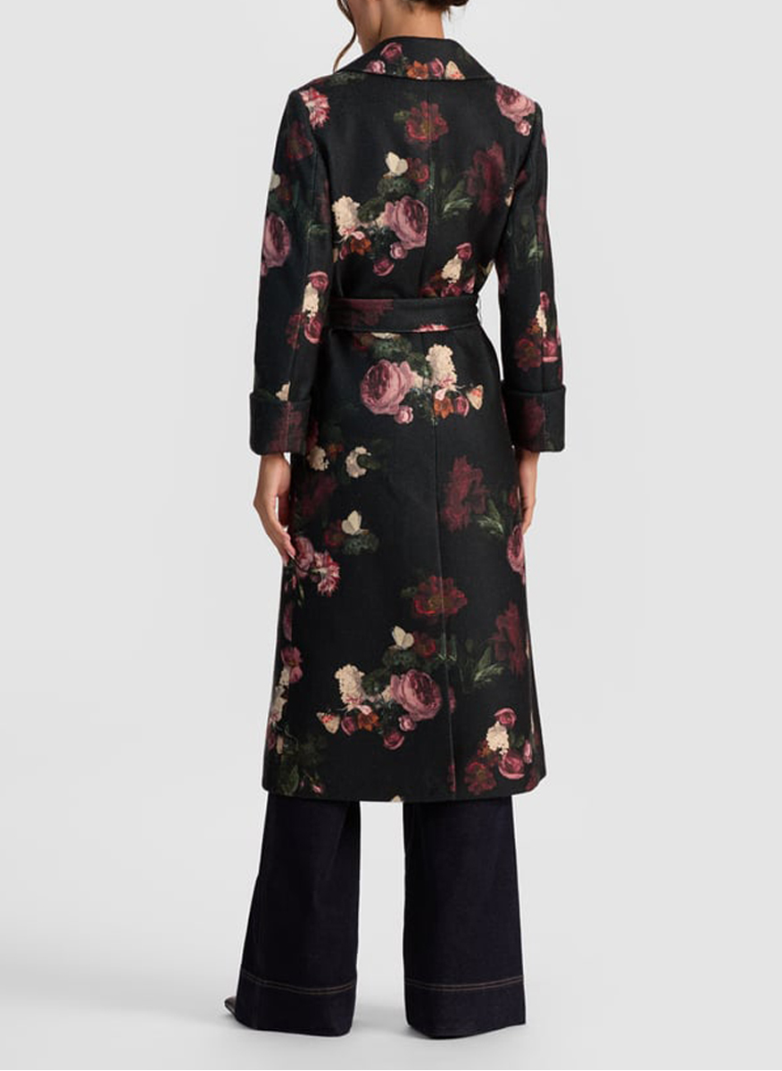 Alice + Olivia 'Karley' print coat