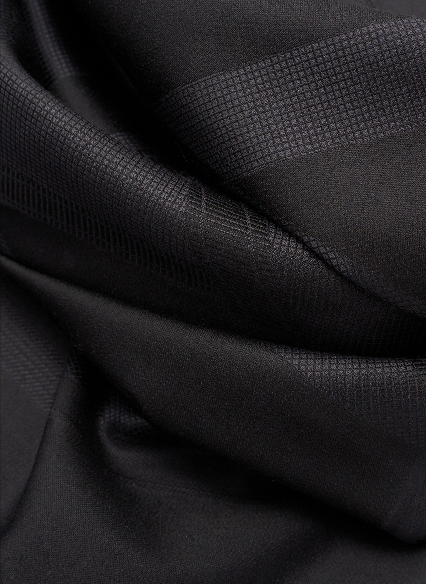 Шал от фина вълна Meridiana Furla Nero