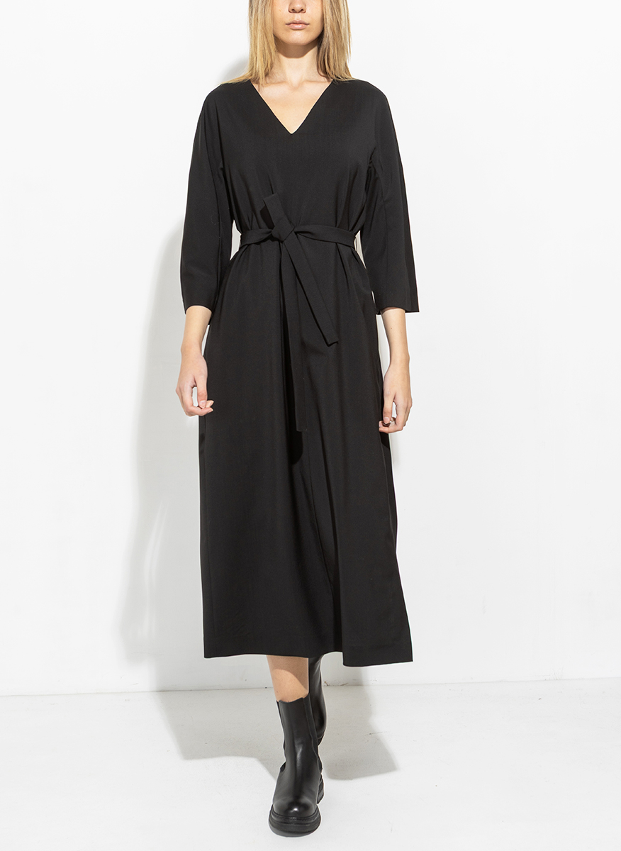 Миди рокля от фина вълна Weekend Max Mara Laziale