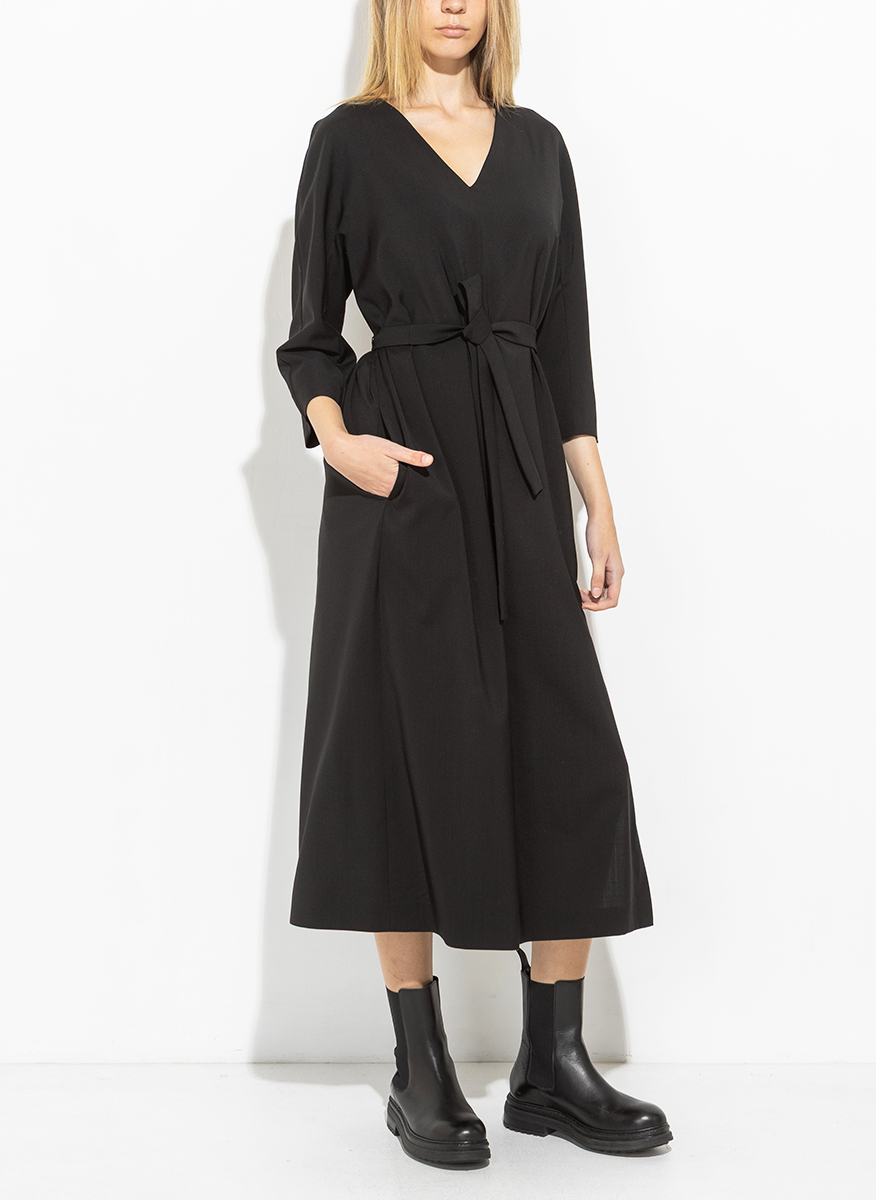 Миди рокля от фина вълна Weekend Max Mara Laziale