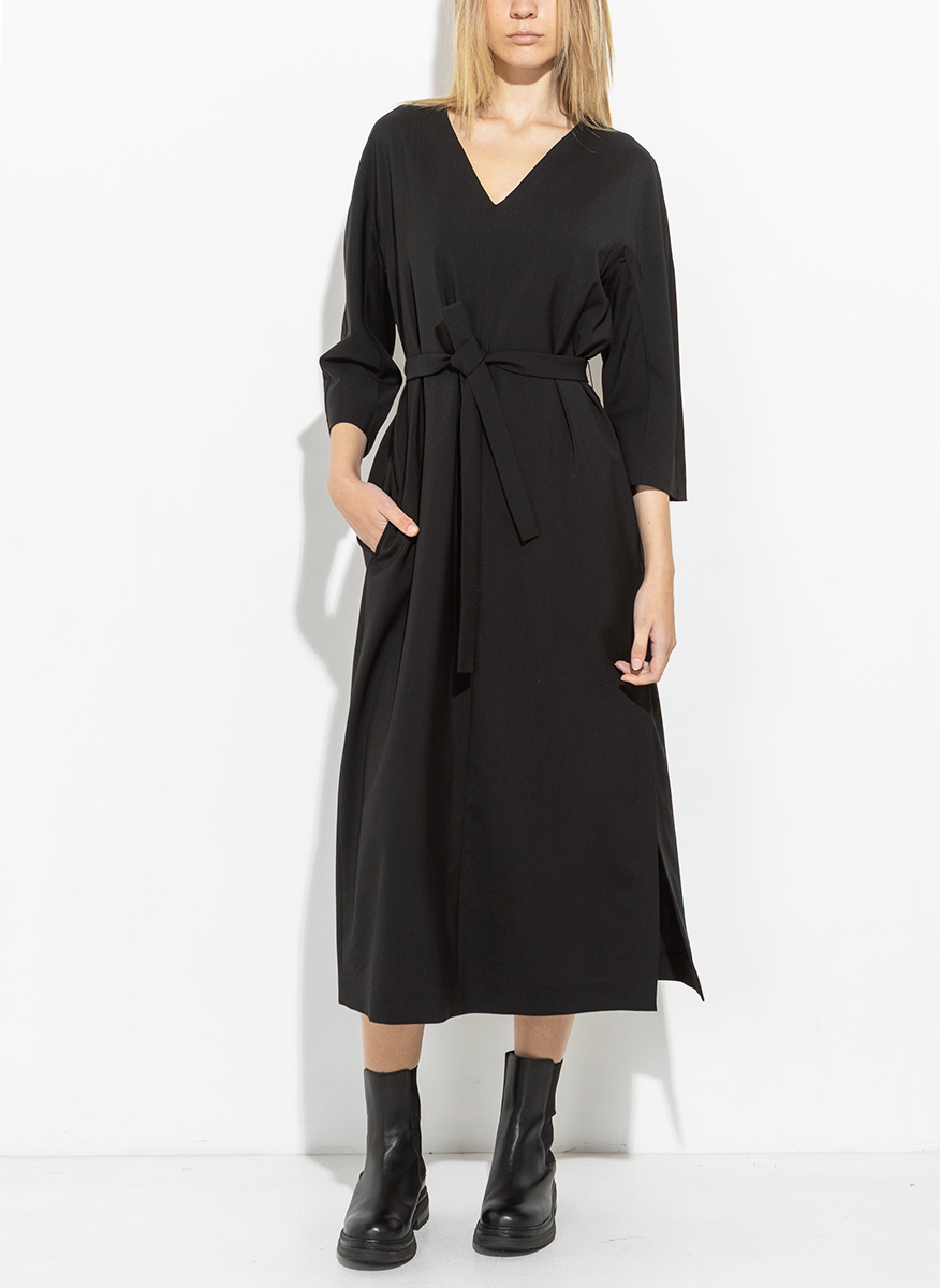 Миди рокля от фина вълна Weekend Max Mara Laziale