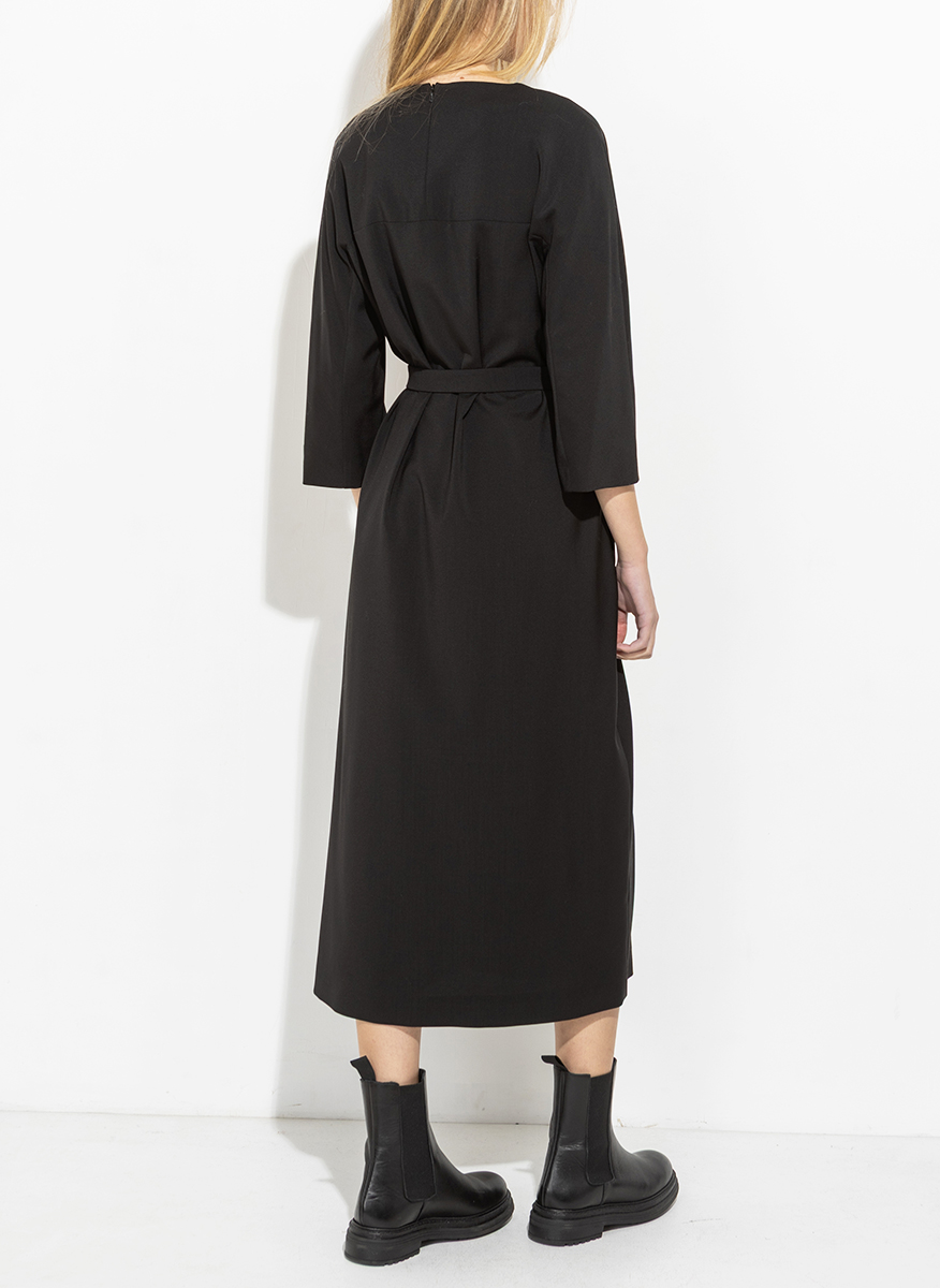 Миди рокля от фина вълна Weekend Max Mara Laziale