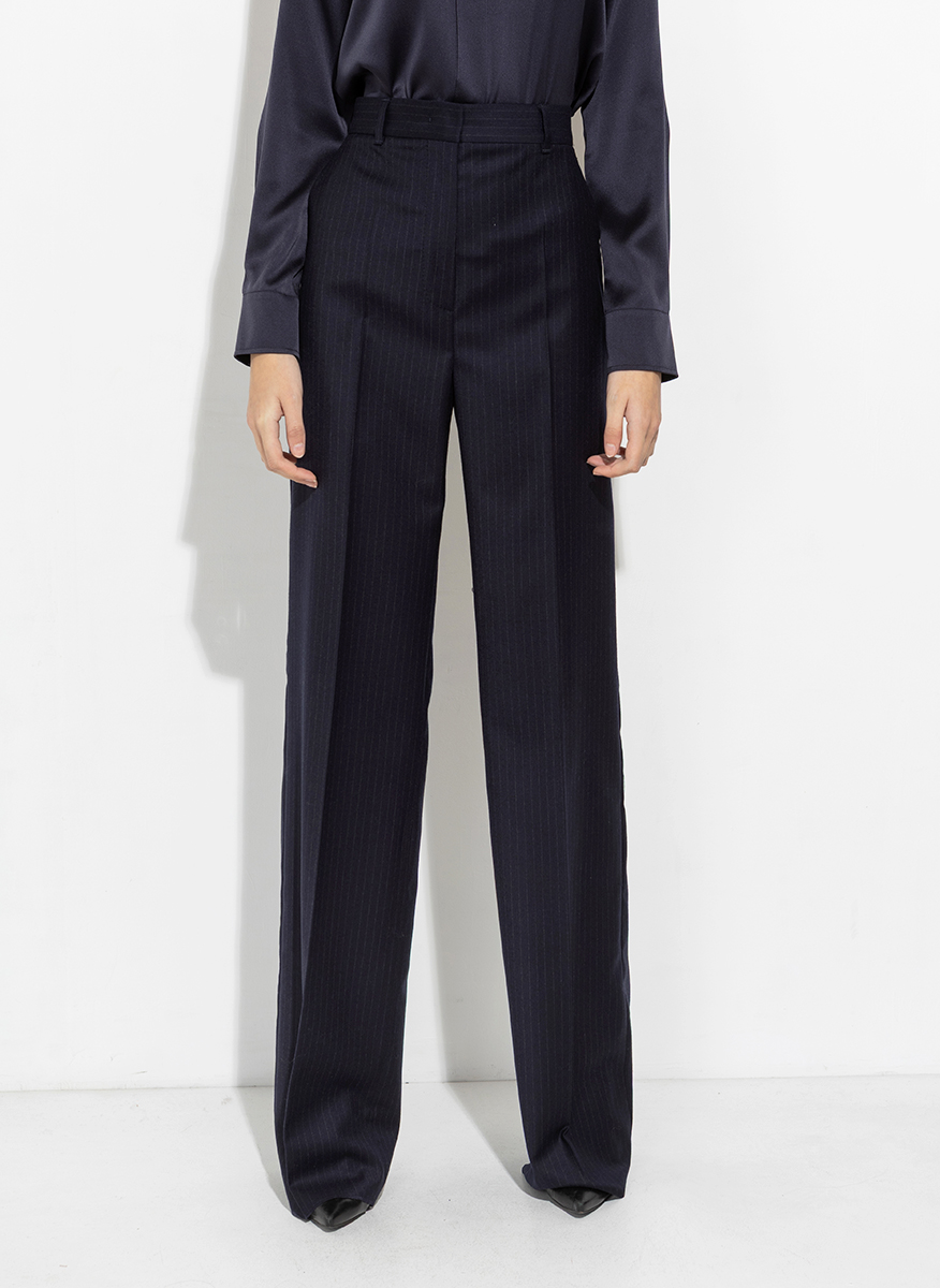 Панталон от фина вълна Max Mara Studio Medium