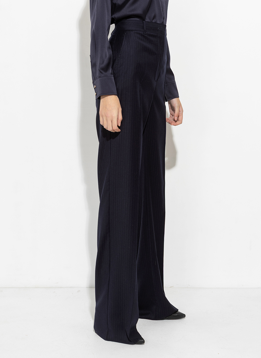 Панталон от фина вълна Max Mara Studio Medium