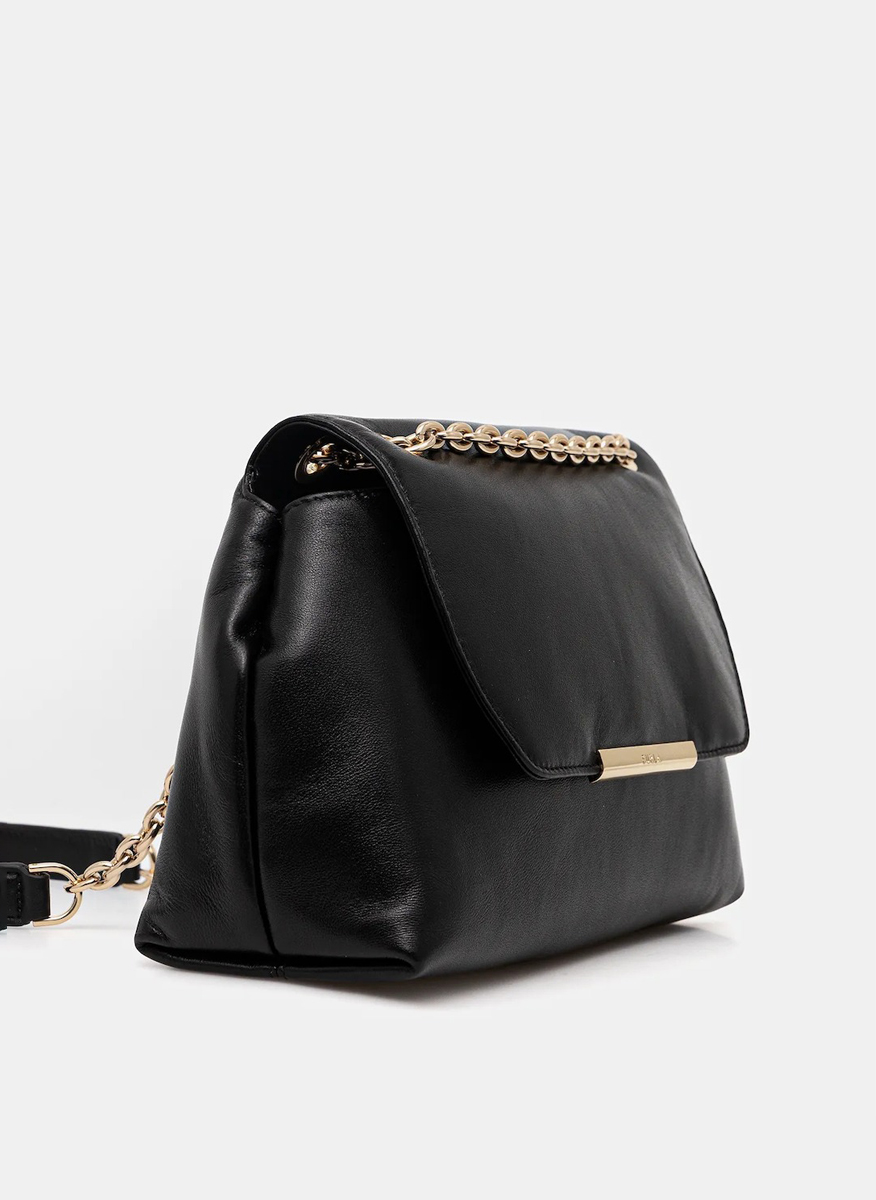 Кожена чанта Furla Nadia Nero