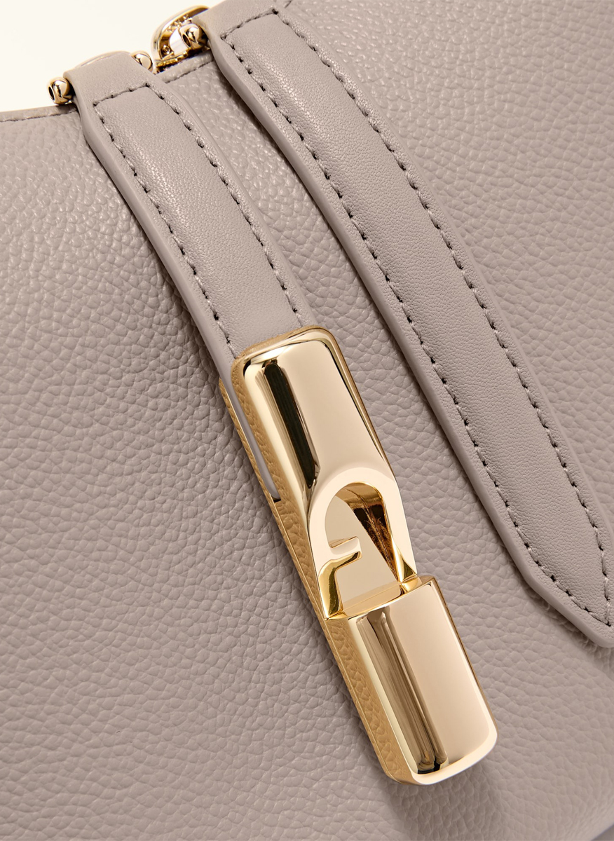 Мини чанта Furla Goccia Linen
