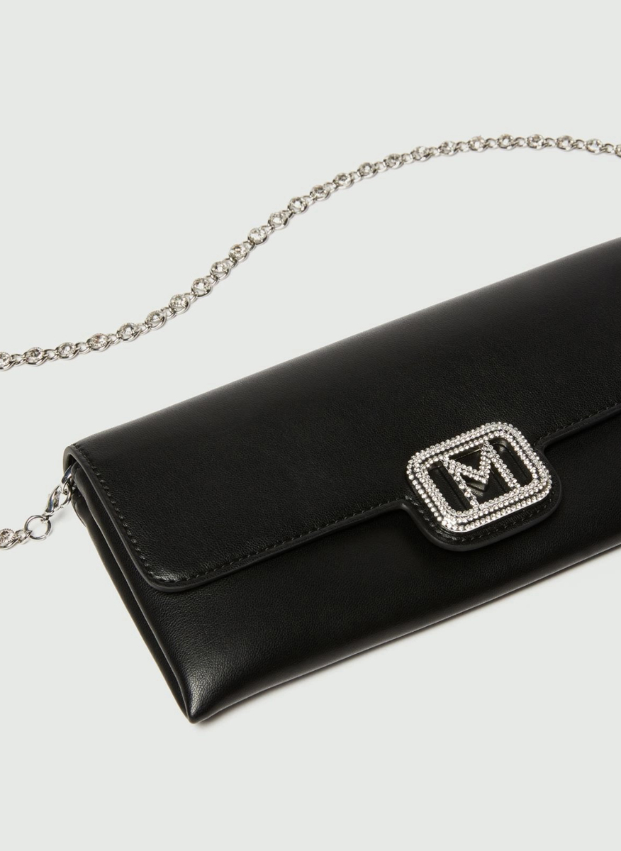 Мини кожена чанта 'Crystal buckle' Marella Grill