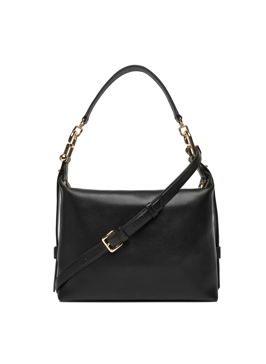 Кожена чанта Furla Tonie Nero M