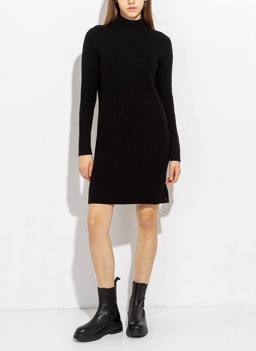 Мини рокля от фино плетиво 'Cable-knit' Pennyblack Certosa
