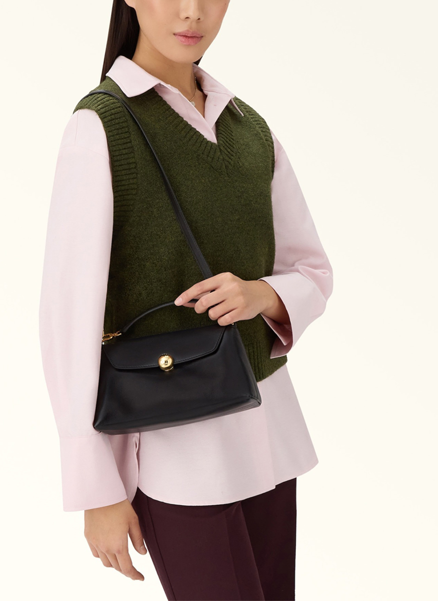 Мини чанта Furla Sfera Soft Nero