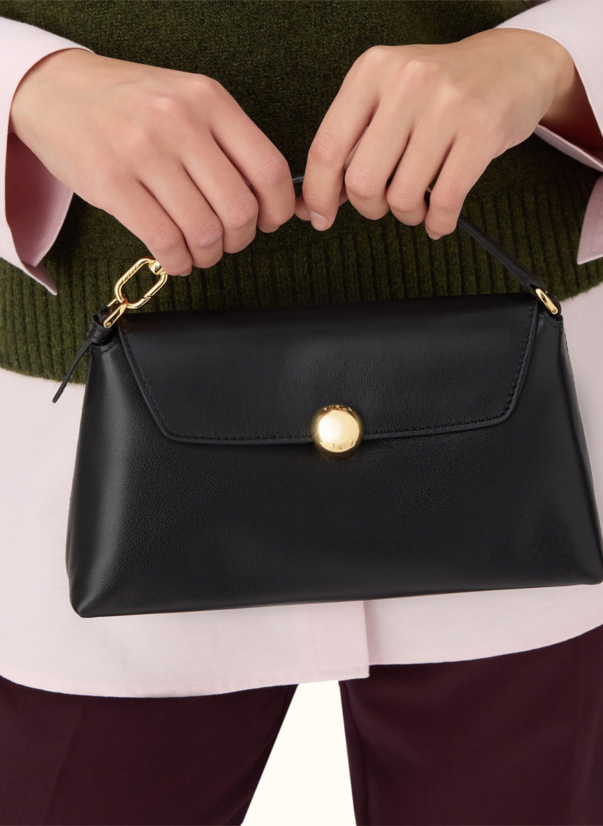 Мини чанта Furla Sfera Soft Nero