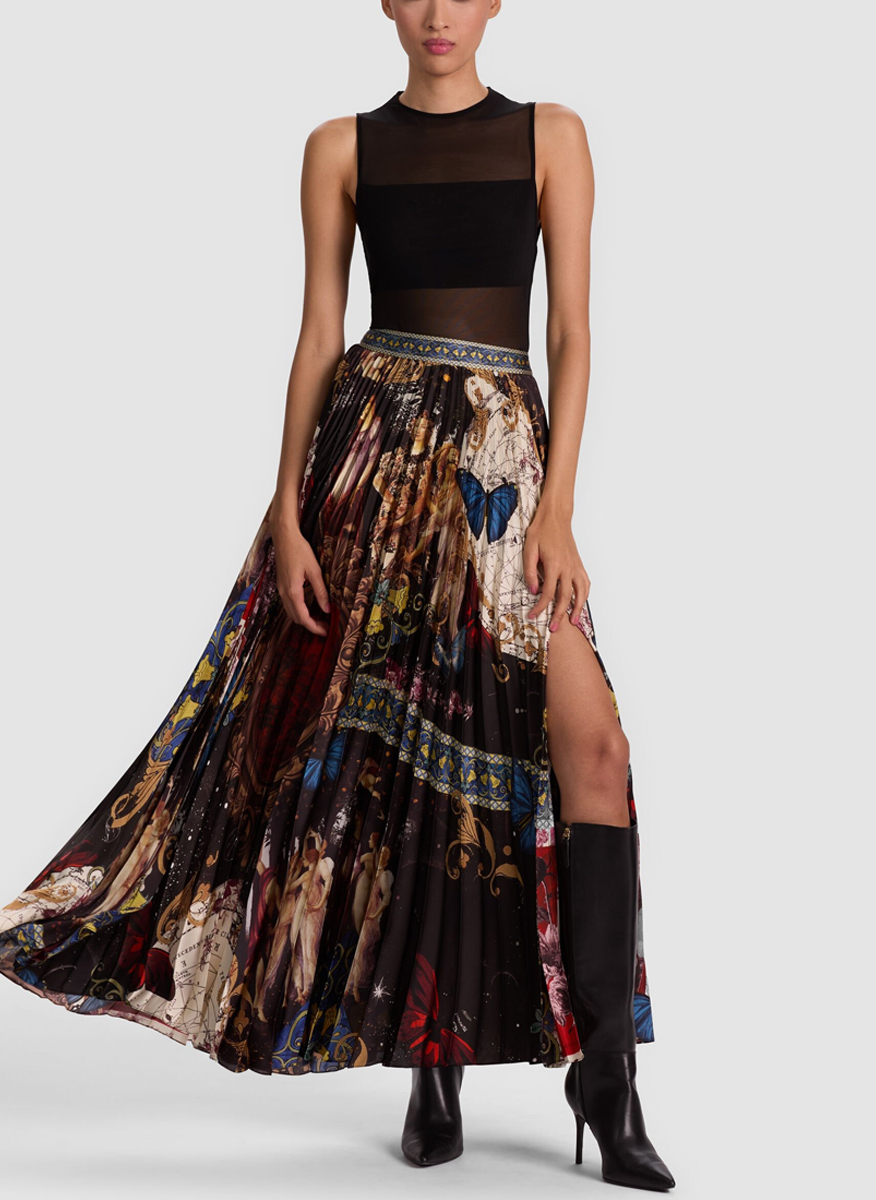 Плисирана пола с принт 'Katz' Alice + Olivia