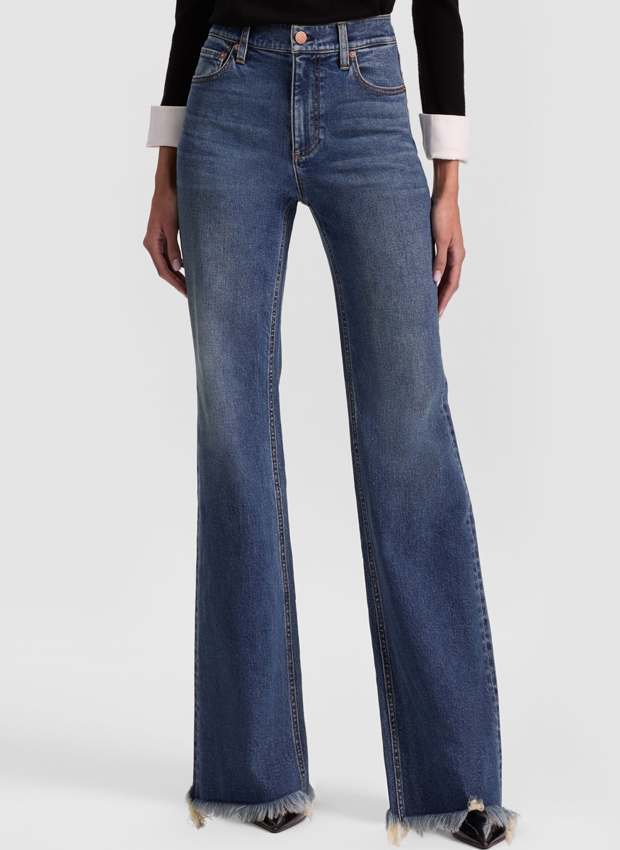 Деним от памук 'Bootcut' Alice + Olivia