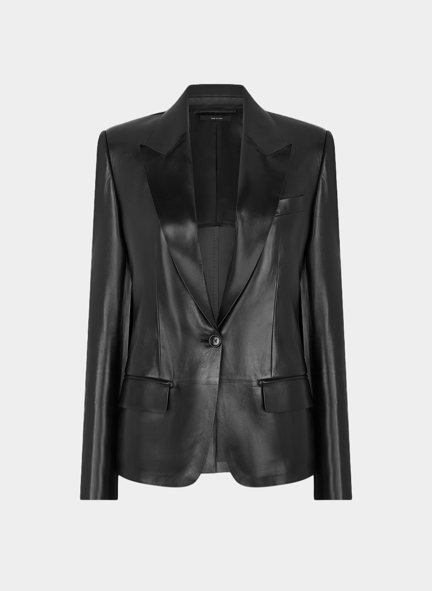 Едноредно сако от кожа Tom Ford