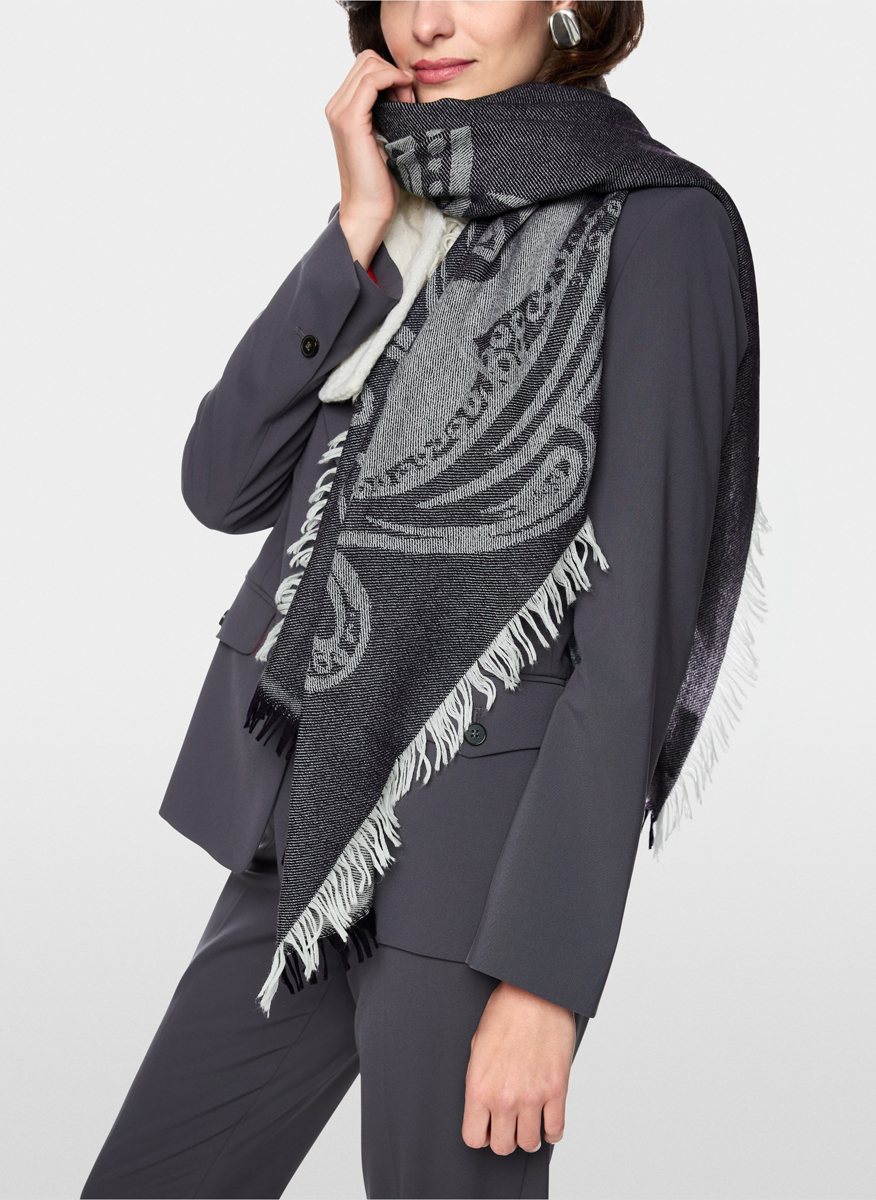 Шал от вълна 'Paisley' Marc Cain Collections