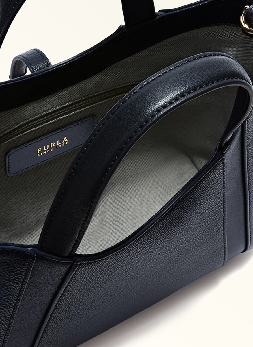 Чанта Furla Goccia Ink Blue