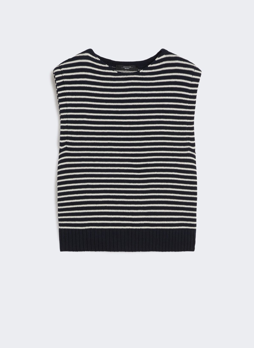 Weekend Max Mara Wkdlanda striped gilet