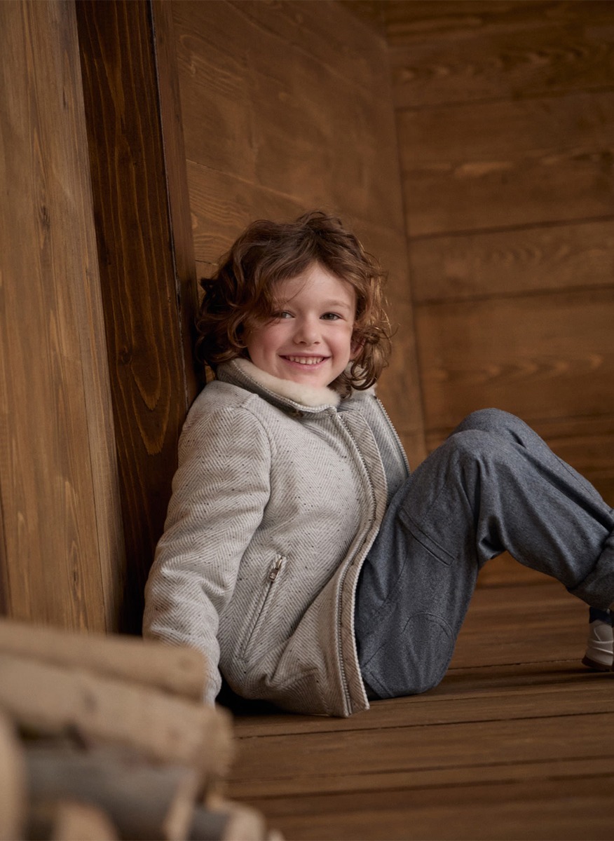 Панталон от вълна 'Functional look' Brunello Cucinelli Kids 6