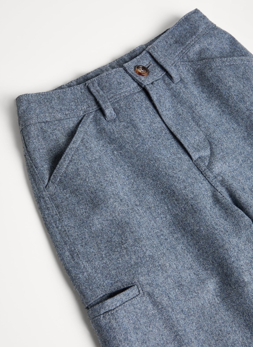 Панталон от вълна 'Functional look' Brunello Cucinelli Kids 6