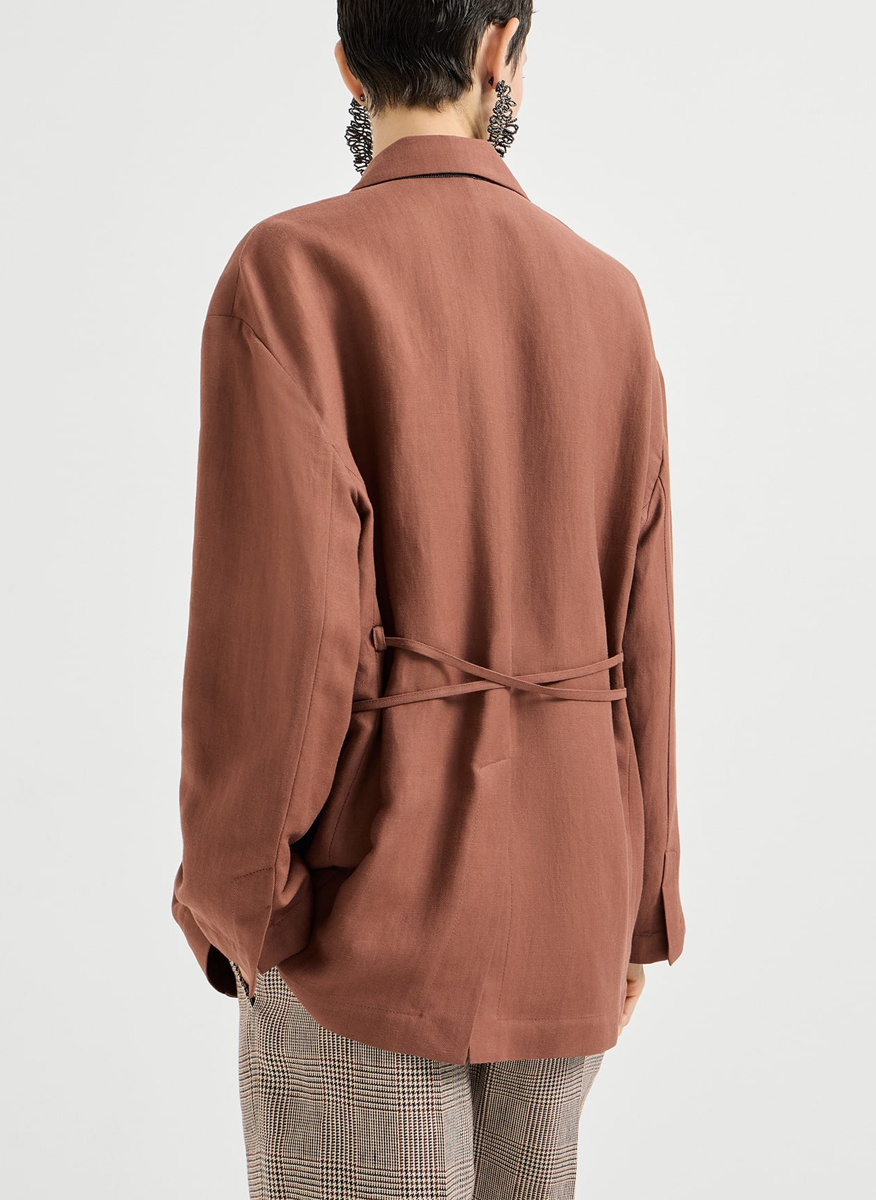 Сако с лен Brunello Cucinelli
