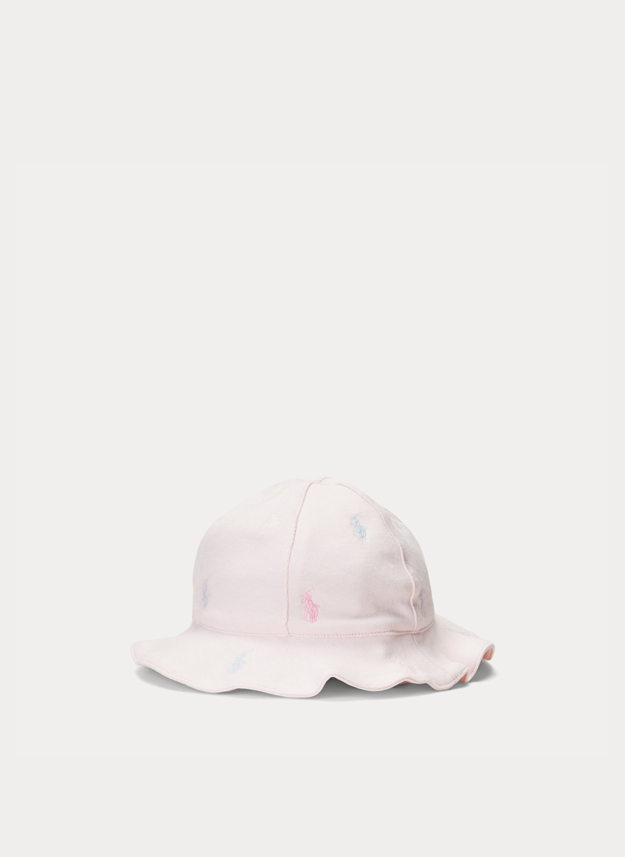 Шапка с бродирани детайли Ralph Lauren Kids