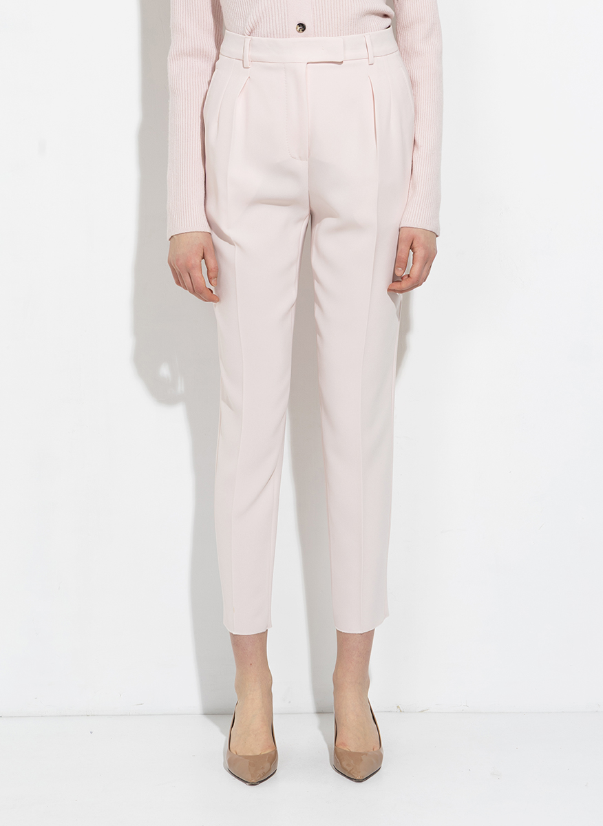 Панталон с централен фабричен ръб Max Mara Studio Mstcanditi