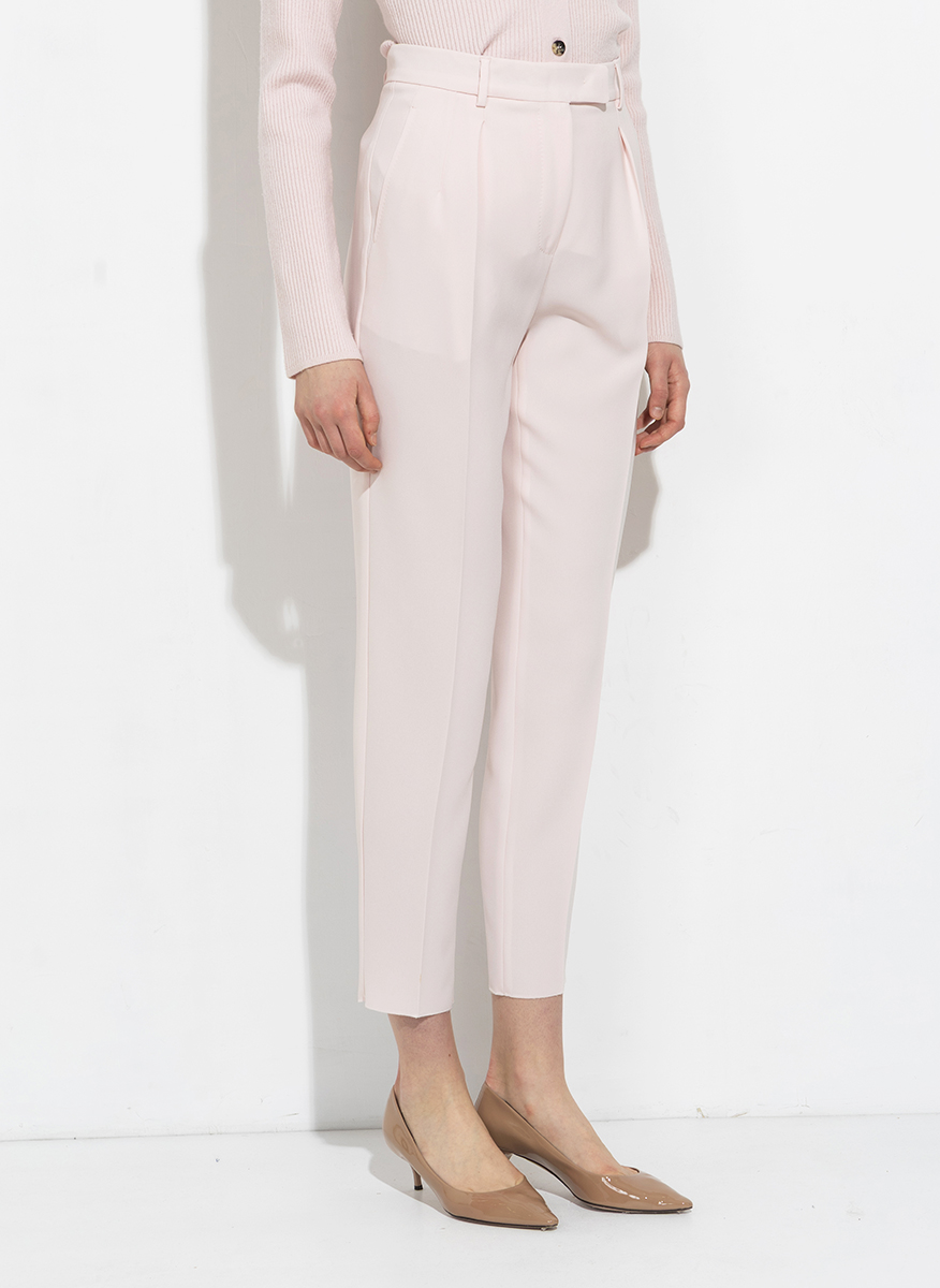 Панталон с централен фабричен ръб Max Mara Studio Mstcanditi