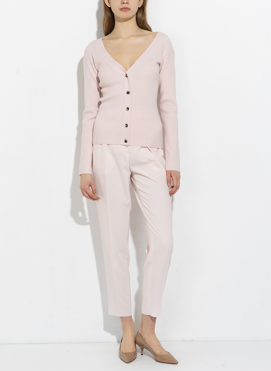 Панталон с централен фабричен ръб Max Mara Studio Mstcanditi