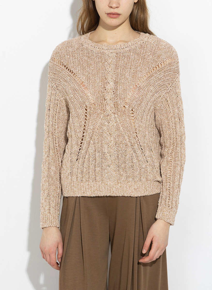 Пуловер с 'openwork' детайли Max Mara Studio Msttirsi