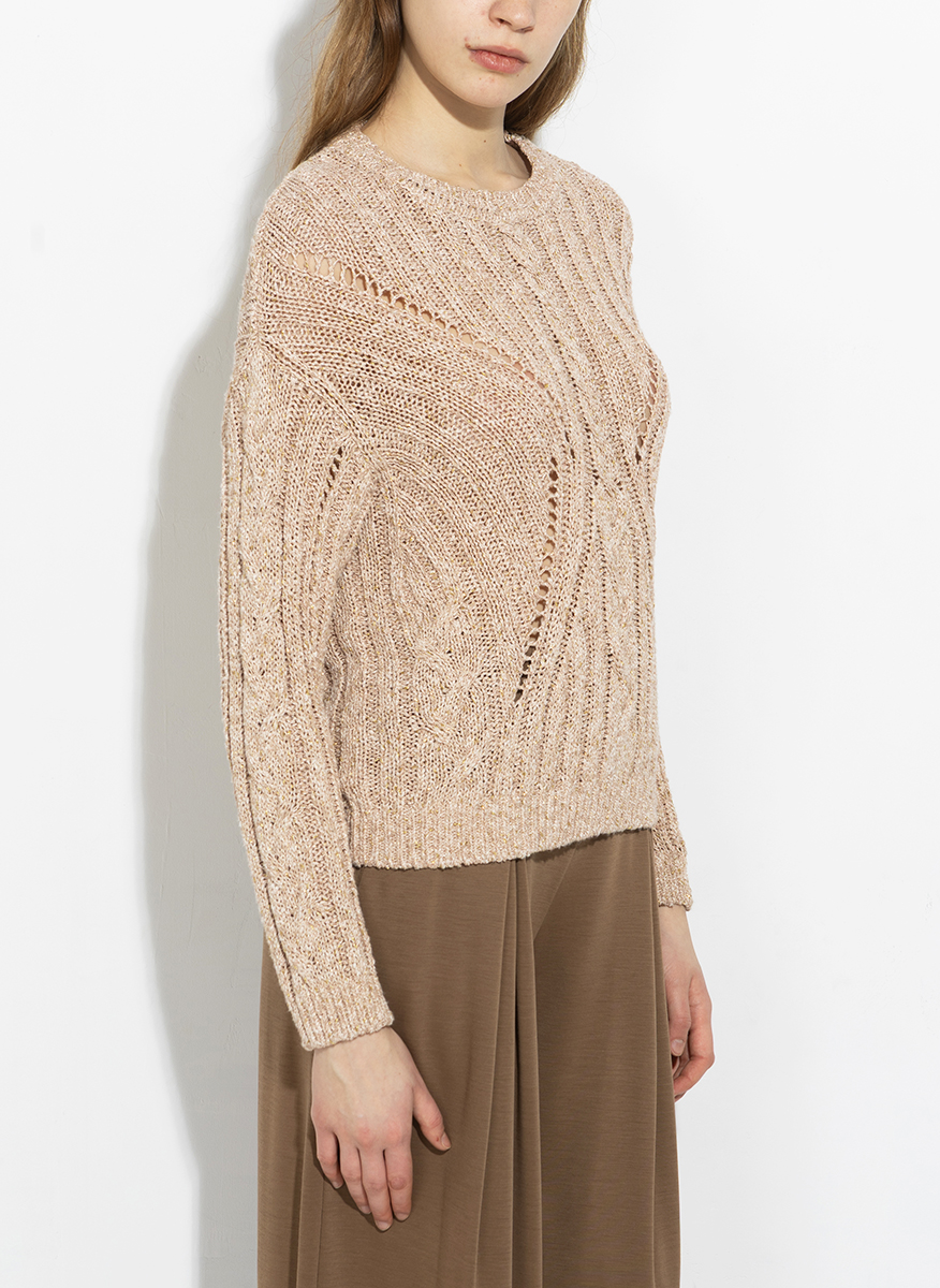 Пуловер с 'openwork' детайли Max Mara Studio Msttirsi
