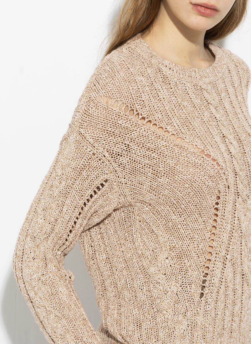 Пуловер с 'openwork' детайли Max Mara Studio Msttirsi