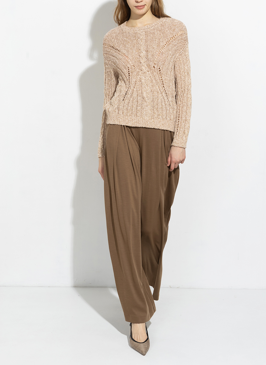 Пуловер с 'openwork' детайли Max Mara Studio Msttirsi