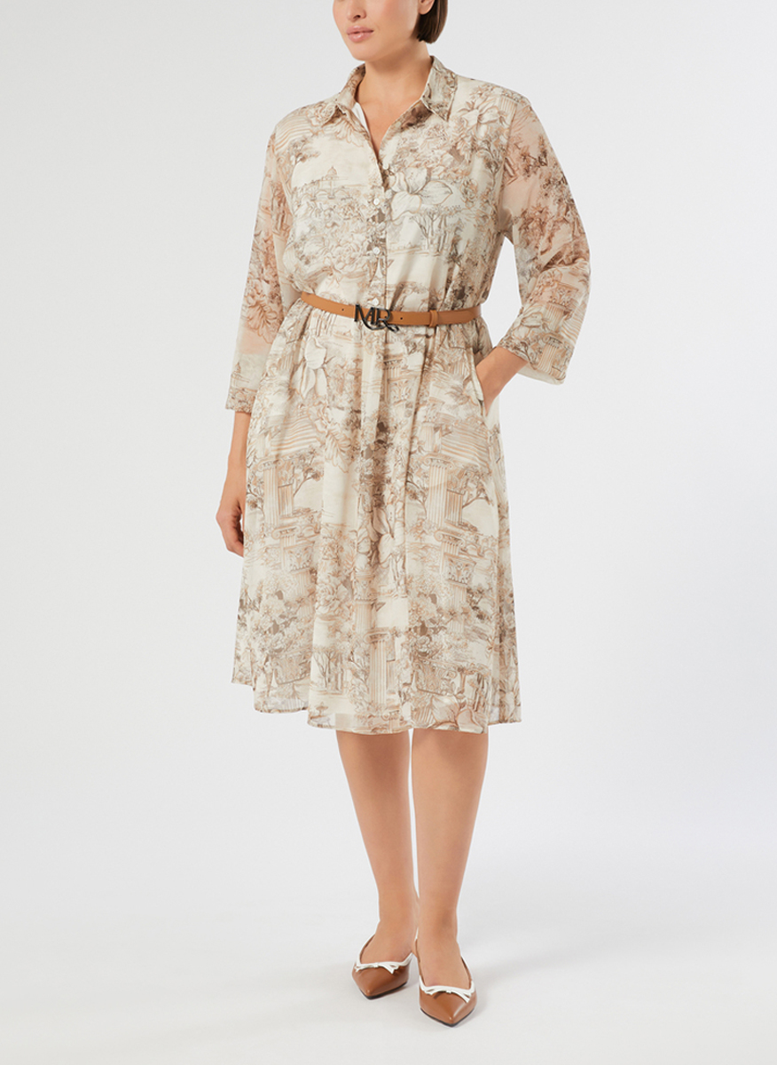 Marina Rinaldi Mrsrisorsa georgette dress