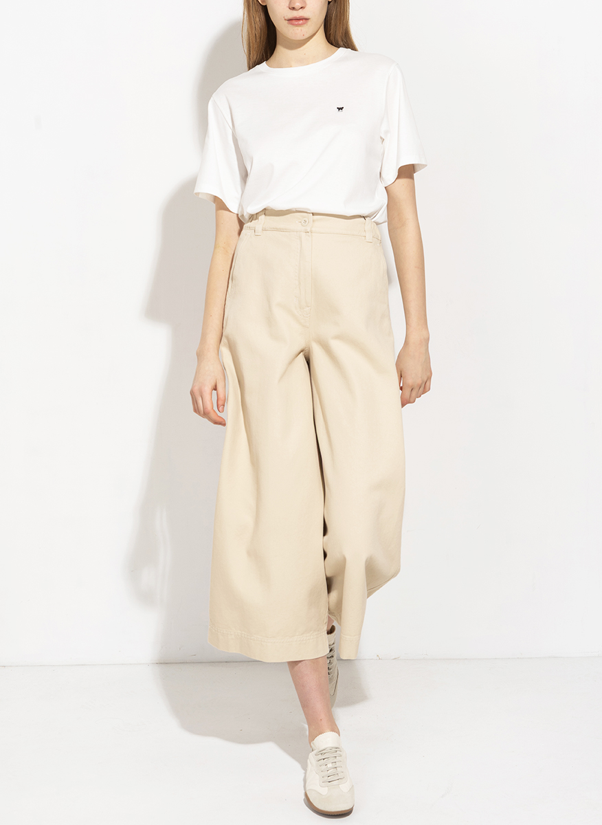 Панталон със скъсена дължина 'Wide-leg' Weekend Max Mara Wkdariete