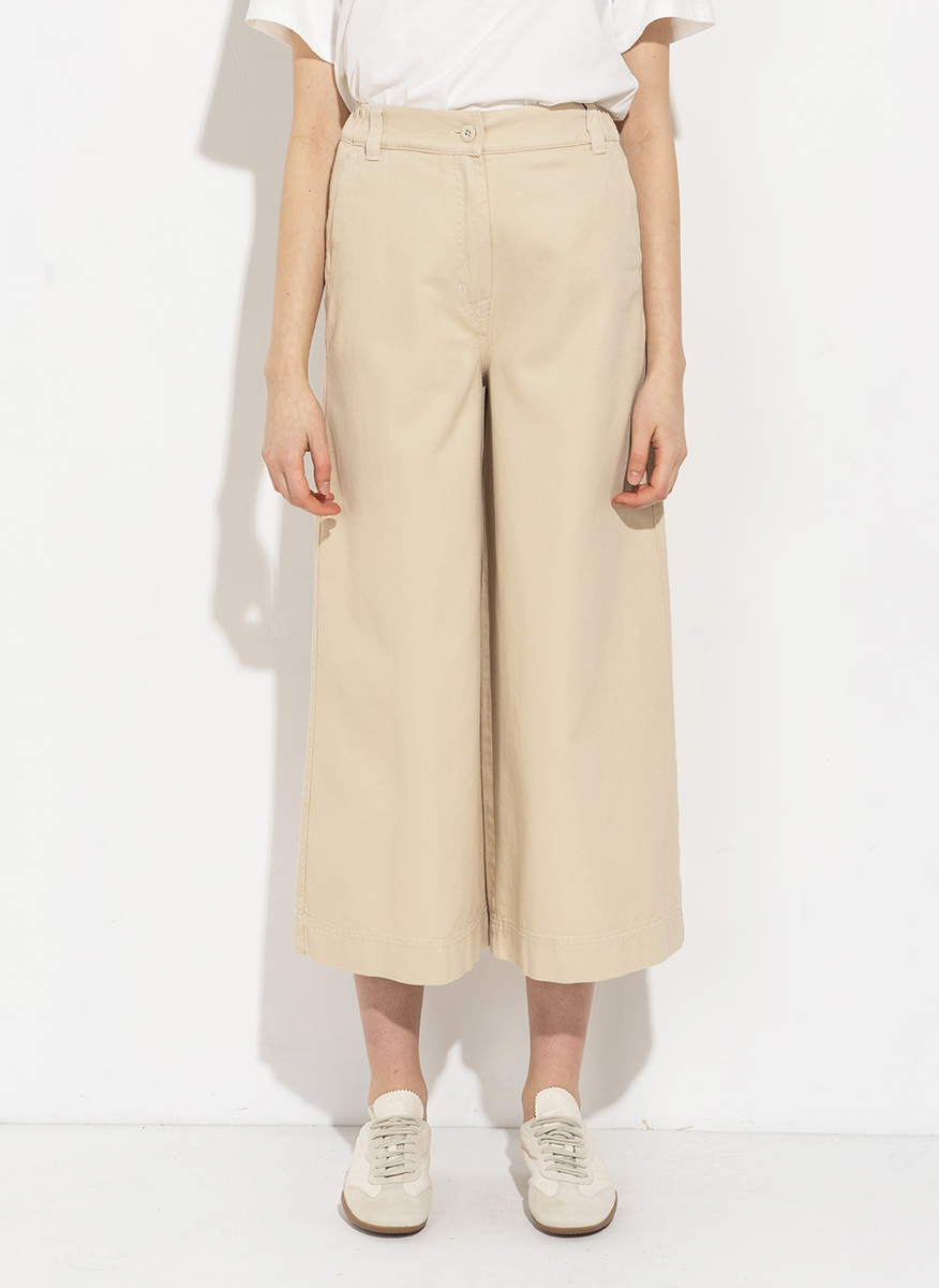 Панталон със скъсена дължина 'Wide-leg' Weekend Max Mara Wkdariete
