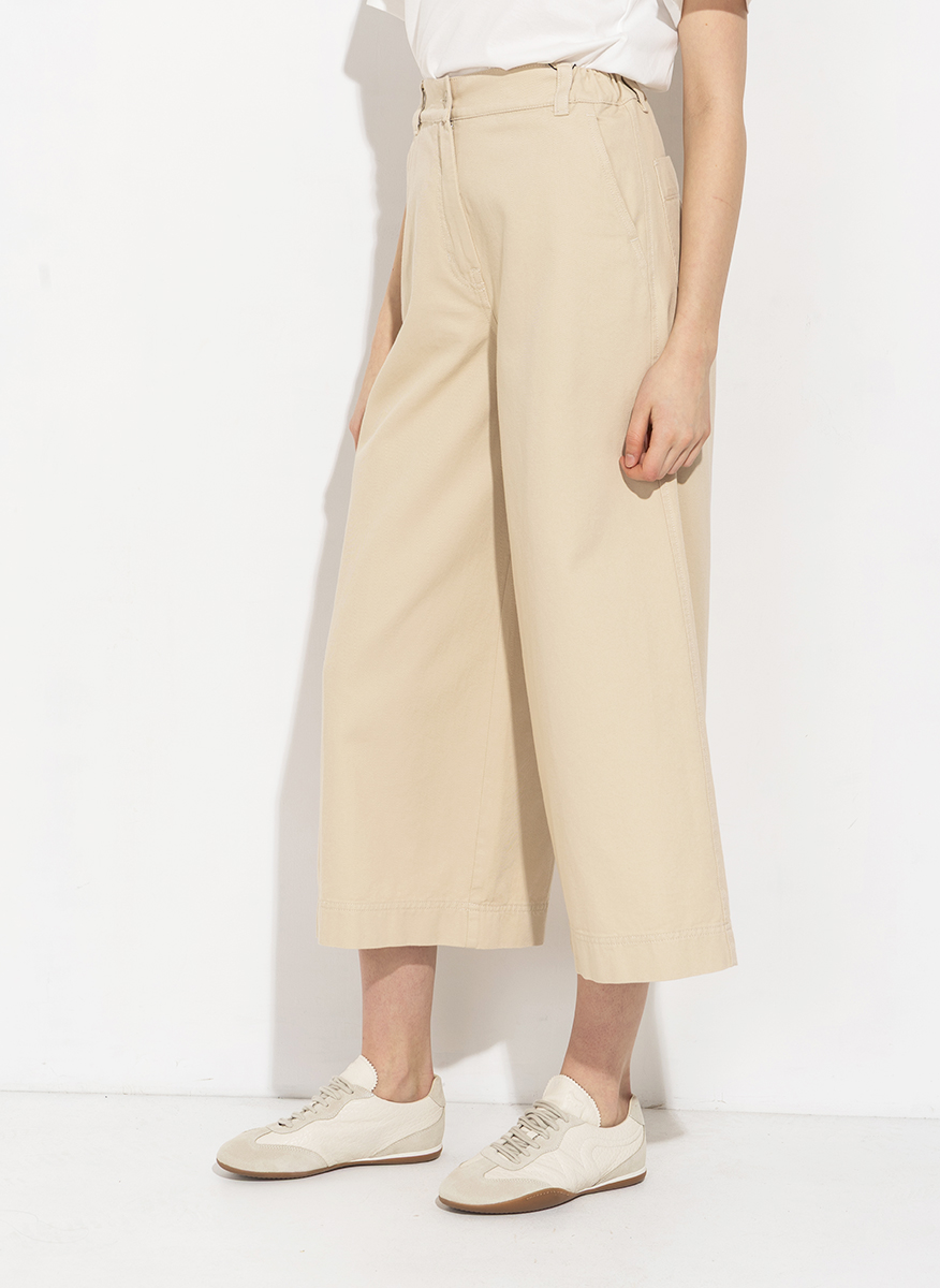 Панталон със скъсена дължина 'Wide-leg' Weekend Max Mara Wkdariete