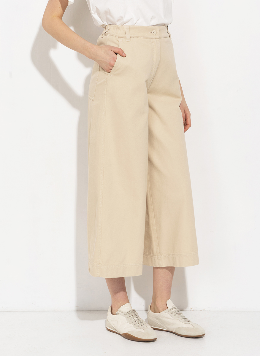 Панталон със скъсена дължина 'Wide-leg' Weekend Max Mara Wkdariete