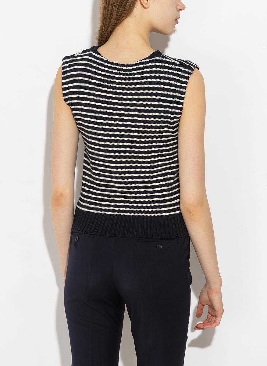 Weekend Max Mara Wkdlanda striped gilet