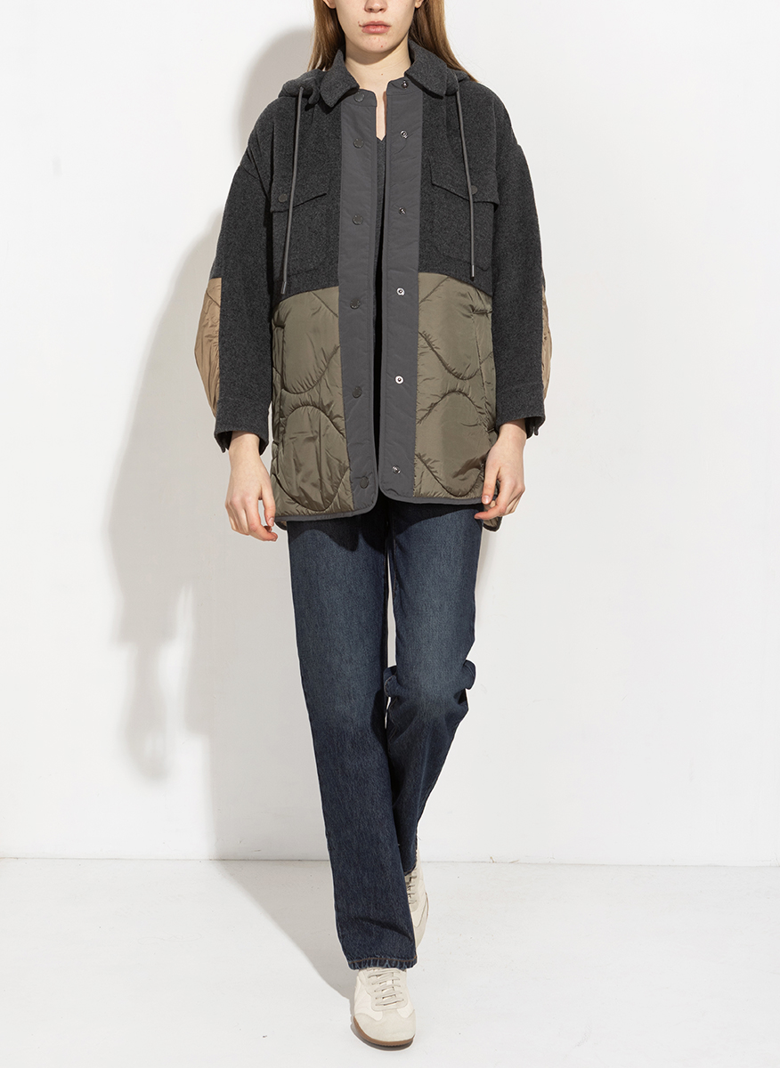 Парка от фина вълна Weekend Max Mara Wkdossola