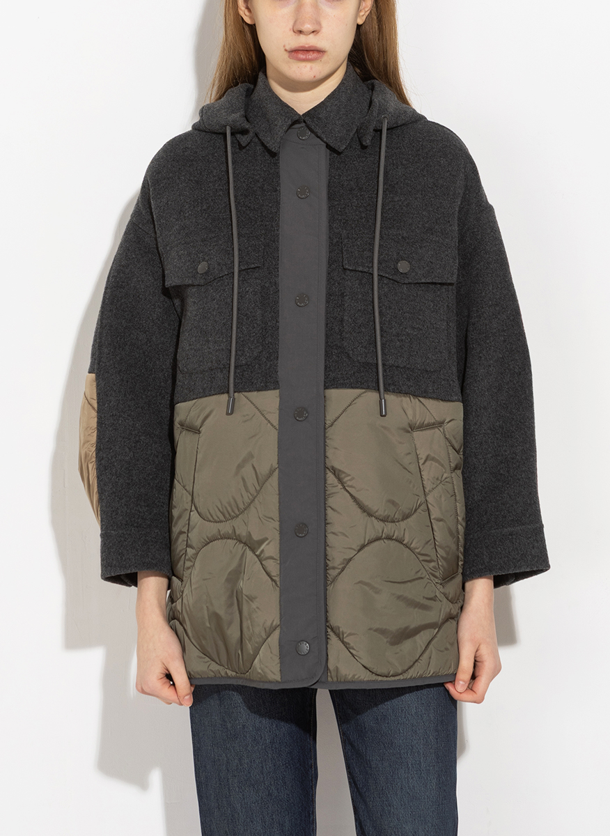Парка от фина вълна Weekend Max Mara Wkdossola