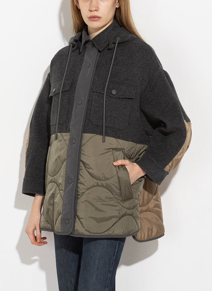 Парка от фина вълна Weekend Max Mara Wkdossola