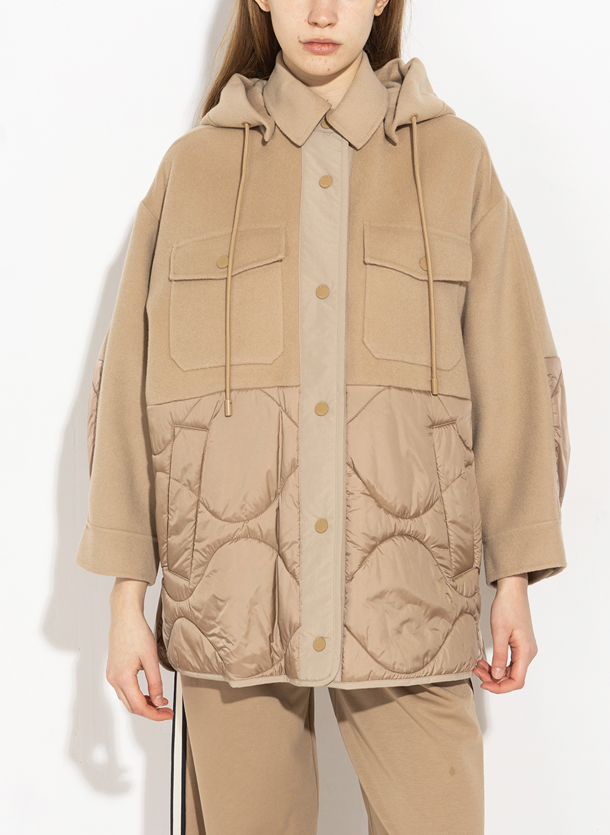Парка от фина вълна Weekend Max Mara Wkdossola