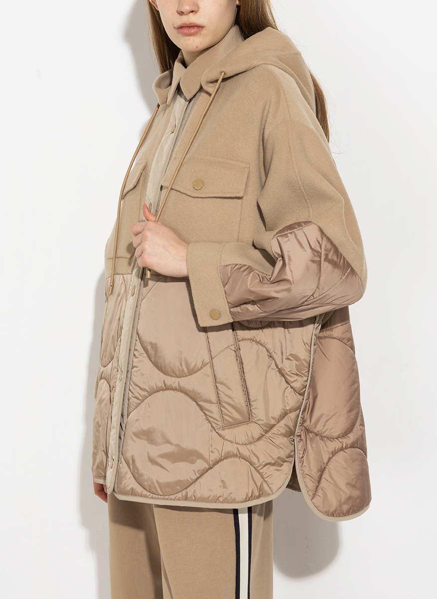 Парка от фина вълна Weekend Max Mara Wkdossola